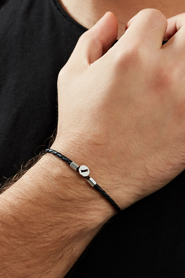Black Silver Bracelet 7