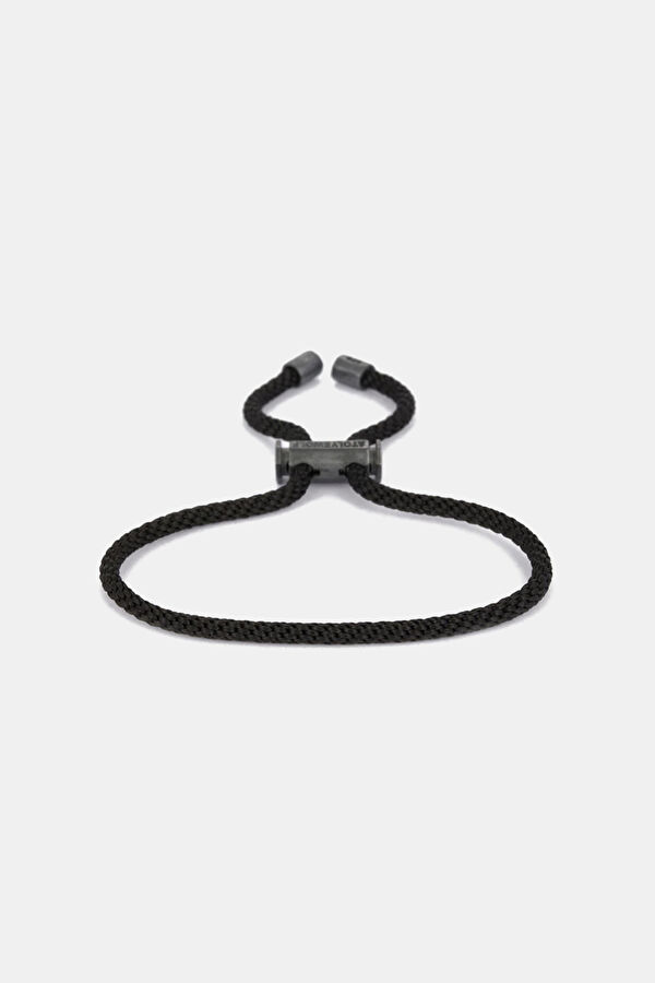 Oxidized Black Lace Bracelet
