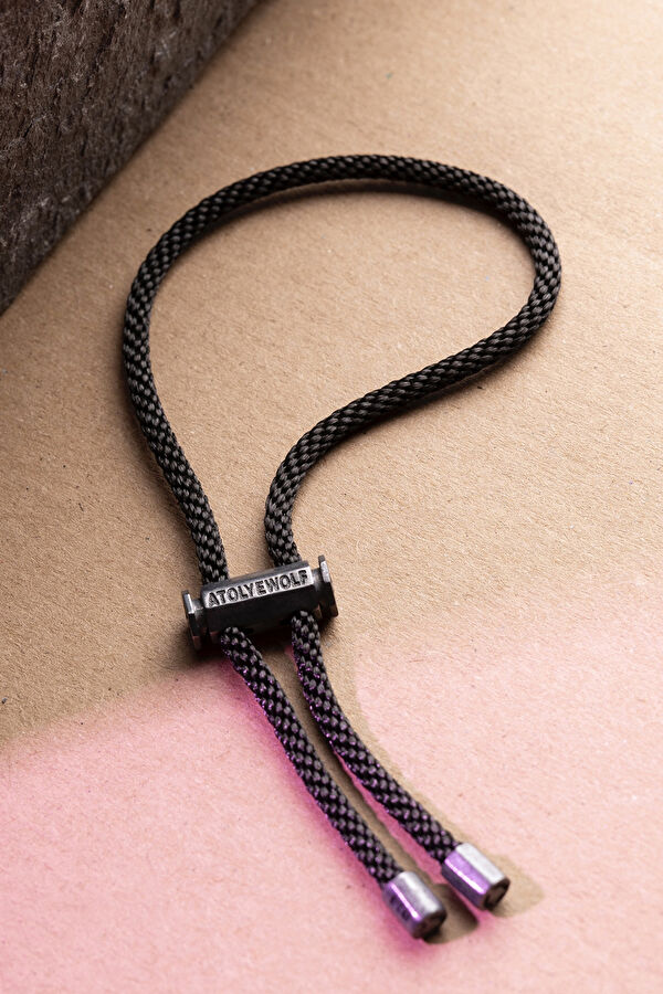 Oxidized Black Lace Bracelet 5