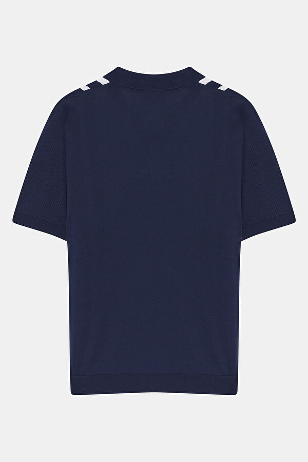 Lacivert Polo Yaka T-Shirt 2