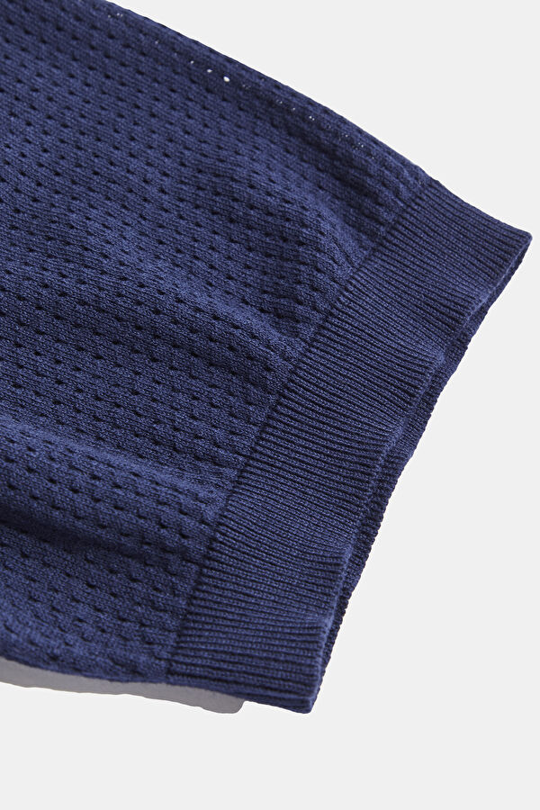 Lacivert Polo Yaka T-Shirt 5
