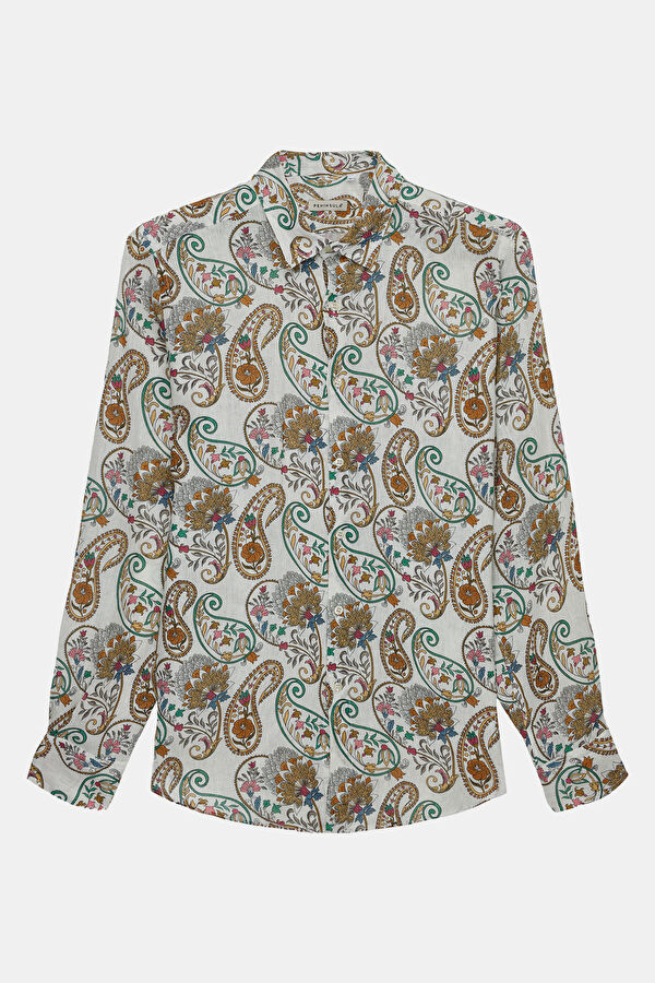 Multicolor Design Filled Shirt