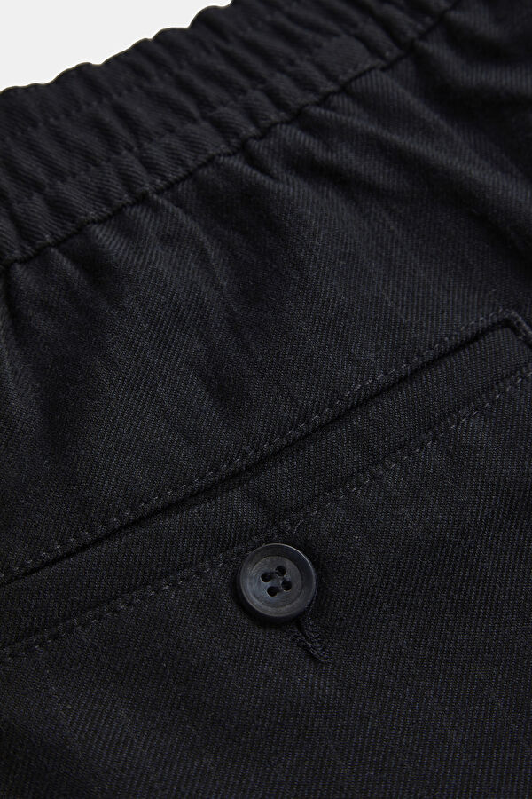 Navy Blue Straight Leg Men's Trousers 5