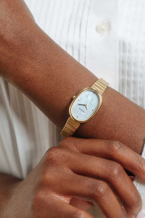 Jane Gold and Metal Bracelet Watch 23 mm 5