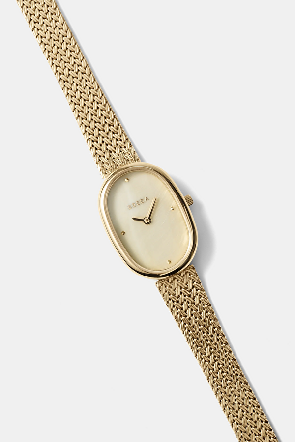Womens Jane Tethered Gold and Mesh Saat 23 mm 3