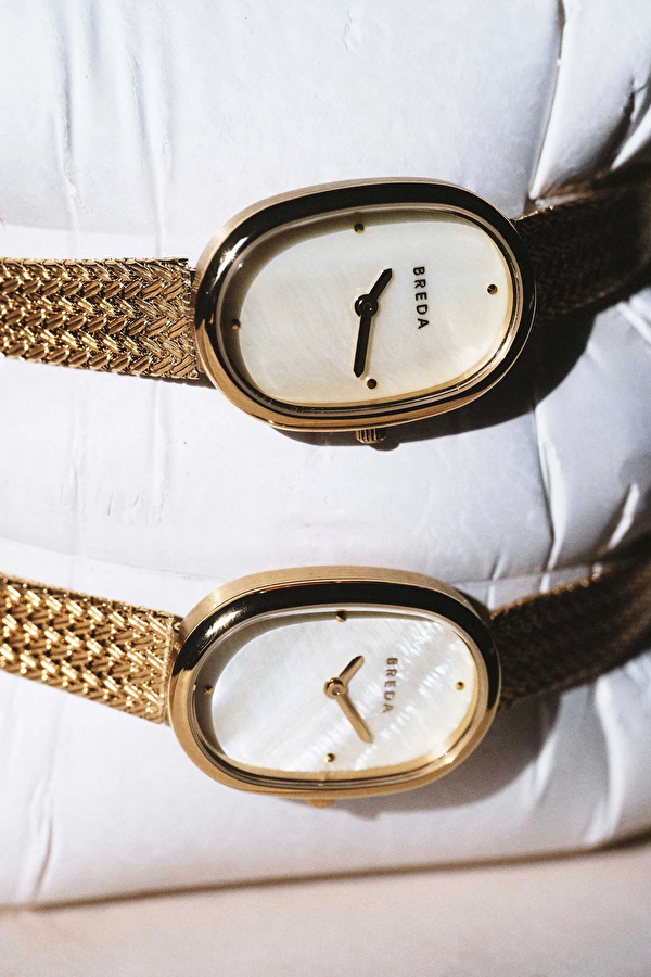 Womens Jane Tethered Gold and Mesh Saat 23 mm 4