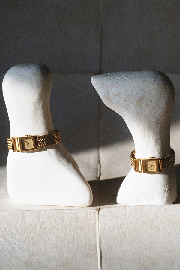Revel Gold and Gold and Metal Saat 18 mm 5