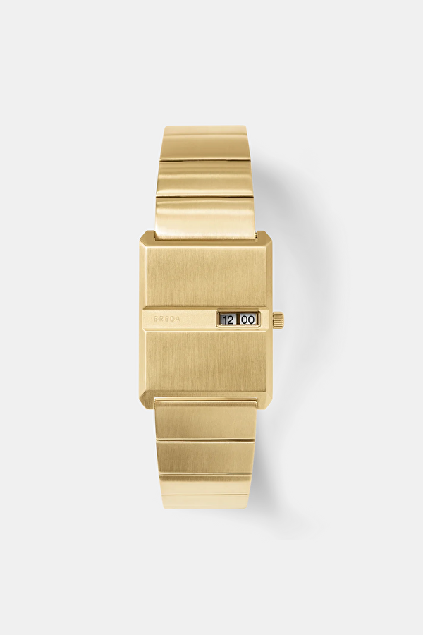 Pulse Gold and Metal Bracelet Saat 26 mm