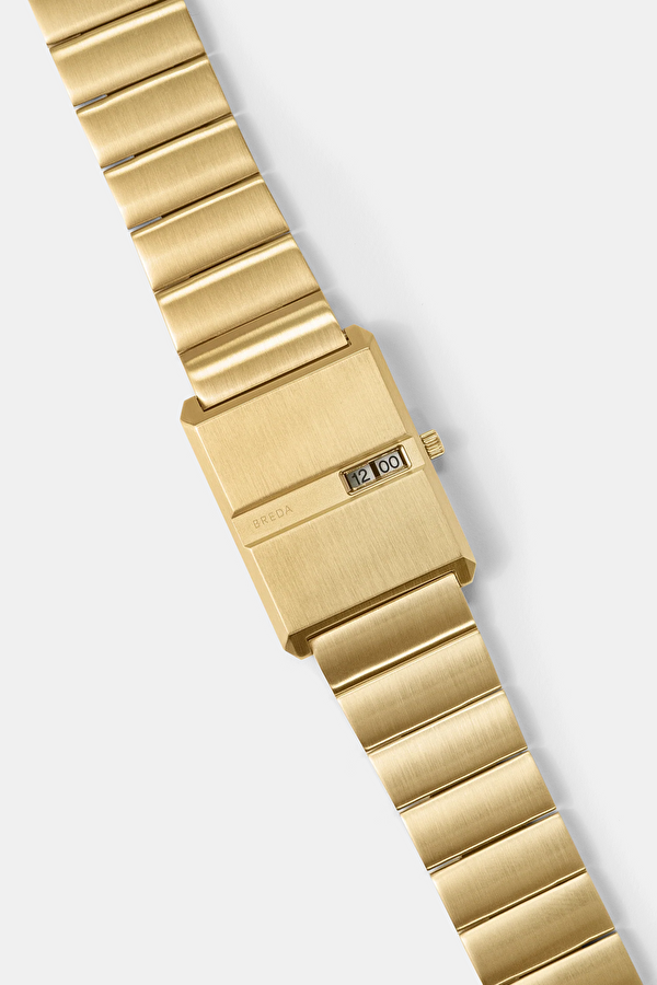 Pulse Gold and Metal Bracelet Saat 26 mm 3