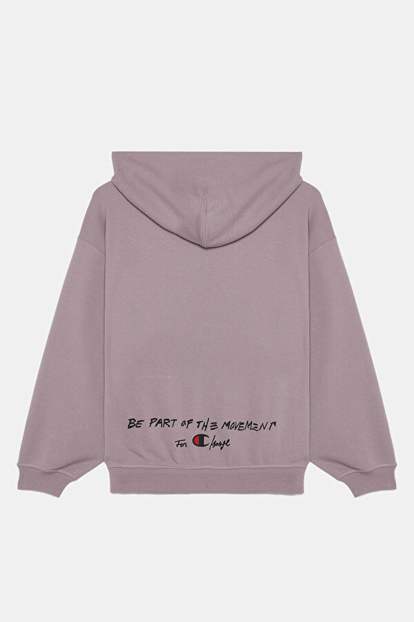Gül Kurusu Kapuşonlu Sweatshirt 2