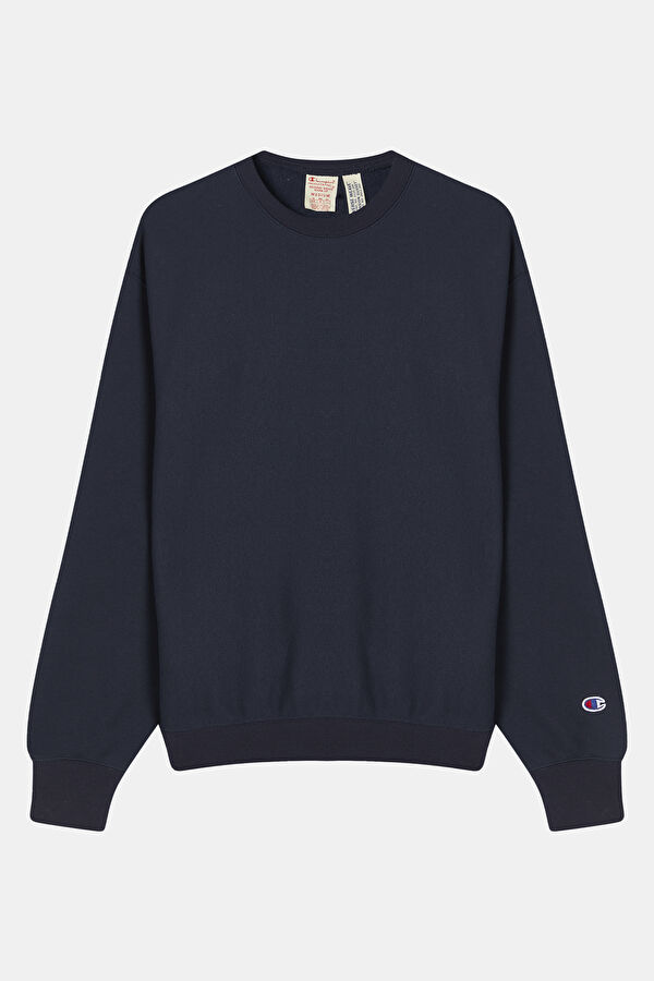 Lacivert Bisiklet Yaka Sweatshirt 3