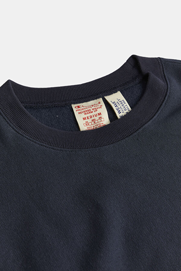 Lacivert Bisiklet Yaka Sweatshirt 5