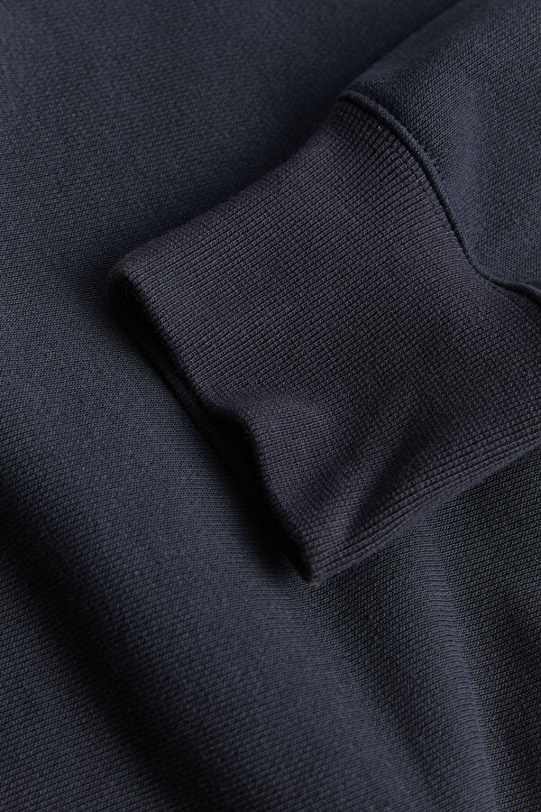 Lacivert Bisiklet Yaka Sweatshirt 6