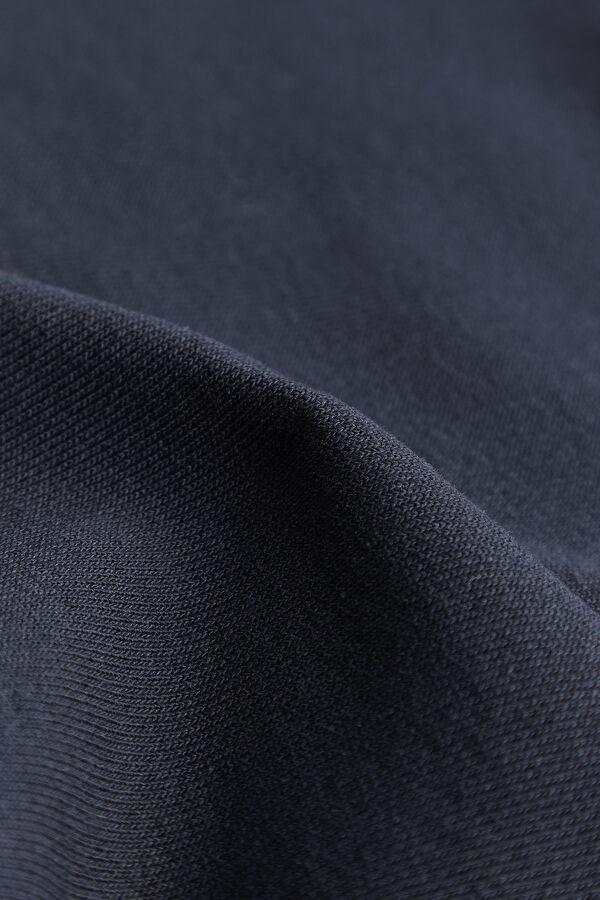 Lacivert Bisiklet Yaka Sweatshirt 7
