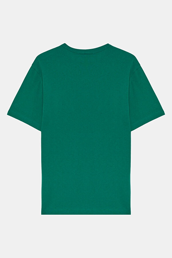 Yeşil Bisiklet Yaka T-Shirt 2