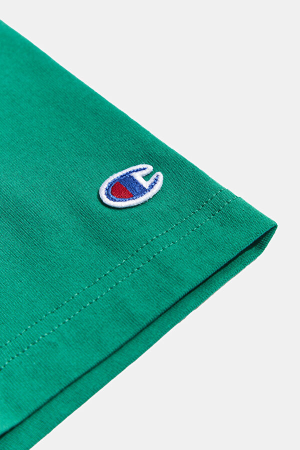 Yeşil Bisiklet Yaka T-Shirt 5
