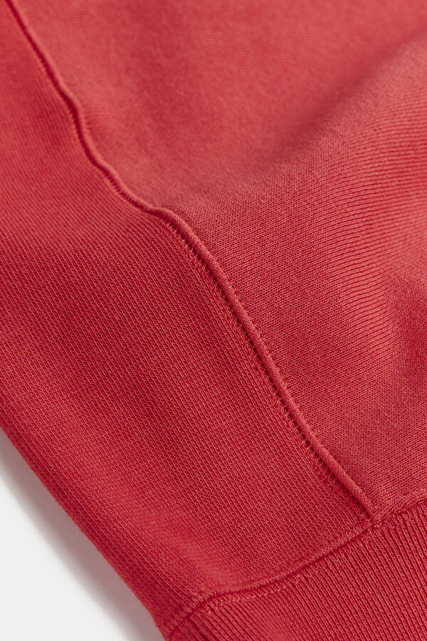 Kırmızı Bisiklet Yaka Sweatshirt 7