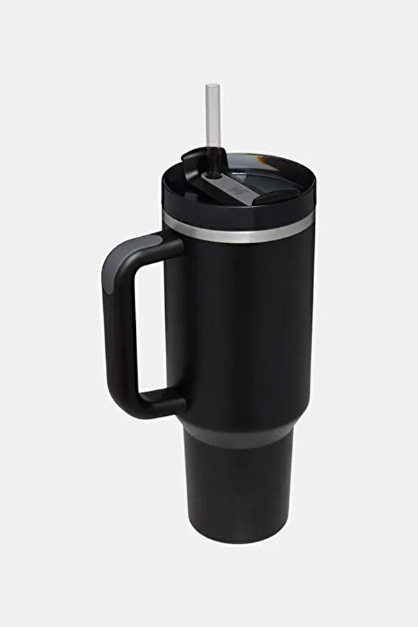 Quencher Pipetli Termos Bardak Siyah 1.18 Lt 2