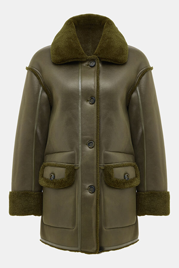 Khaki Women's Coat