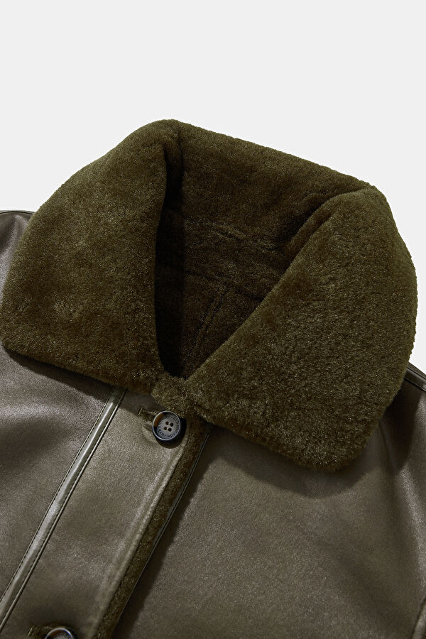 Khaki Women's Coat 5