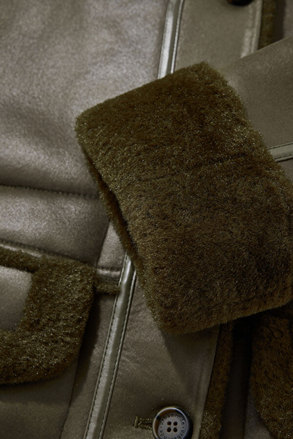 Khaki Women's Coat 7