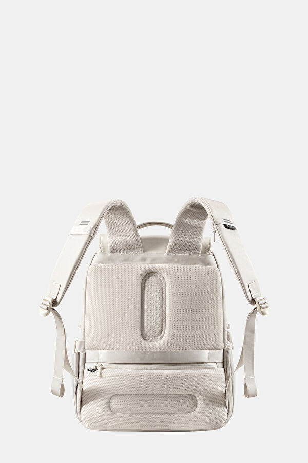 Bobby Soft Daypack Hırsızlık Önleyici Beyaz Sırt Çantası 4