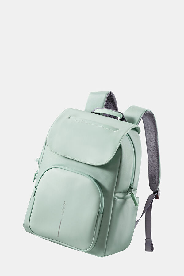 Bobby Soft Daypack Hırsızlık Önleyici Mint Yeşili Sırt Çantası 3