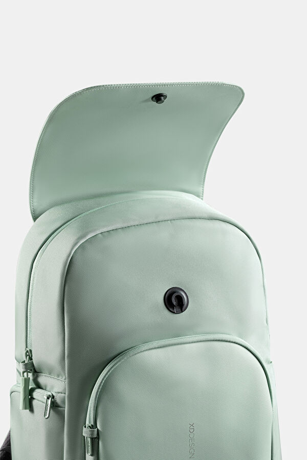 Bobby Soft Daypack Hırsızlık Önleyici Mint Yeşili Sırt Çantası 7