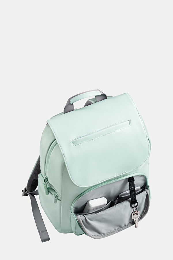 Bobby Soft Daypack Hırsızlık Önleyici Mint Yeşili Sırt Çantası 8