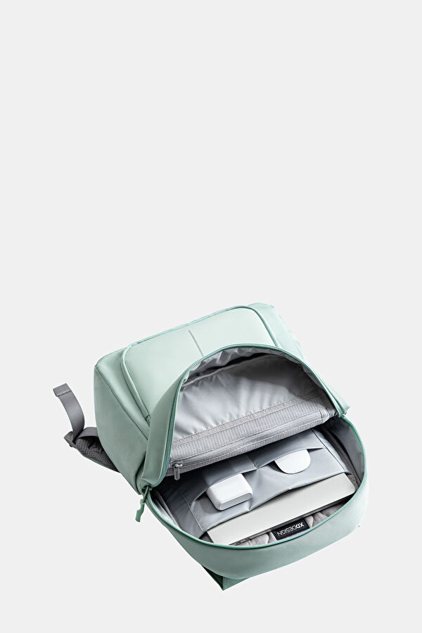 Bobby Soft Daypack Hırsızlık Önleyici Mint Yeşili Sırt Çantası 10