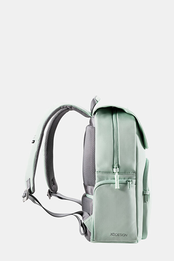 Bobby Soft Daypack Hırsızlık Önleyici Mint Yeşili Sırt Çantası 11