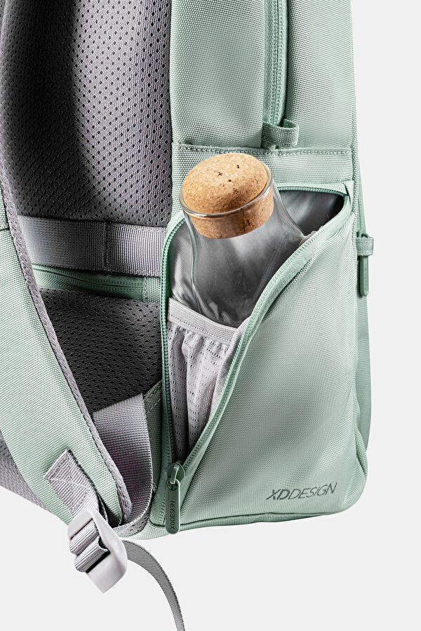 Bobby Soft Daypack Hırsızlık Önleyici Mint Yeşili Sırt Çantası 17