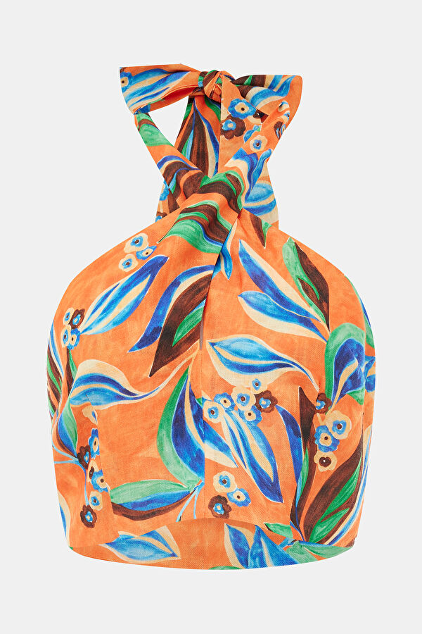 Colorful Patterned Women's Blouse