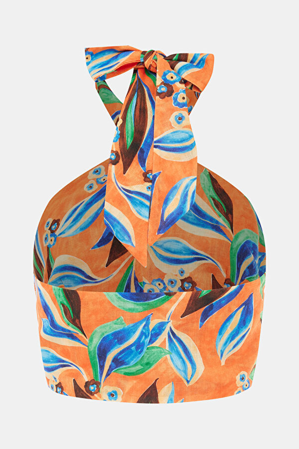 Colorful Patterned Women's Blouse 2