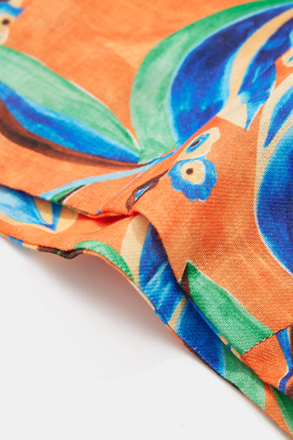 Colorful Patterned Women's Blouse 4