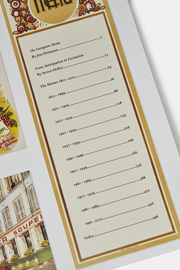 Menu Design in Europe 1800 - 2000 4