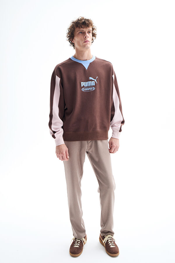 Mink-colored Straight Leg Men's Trousers