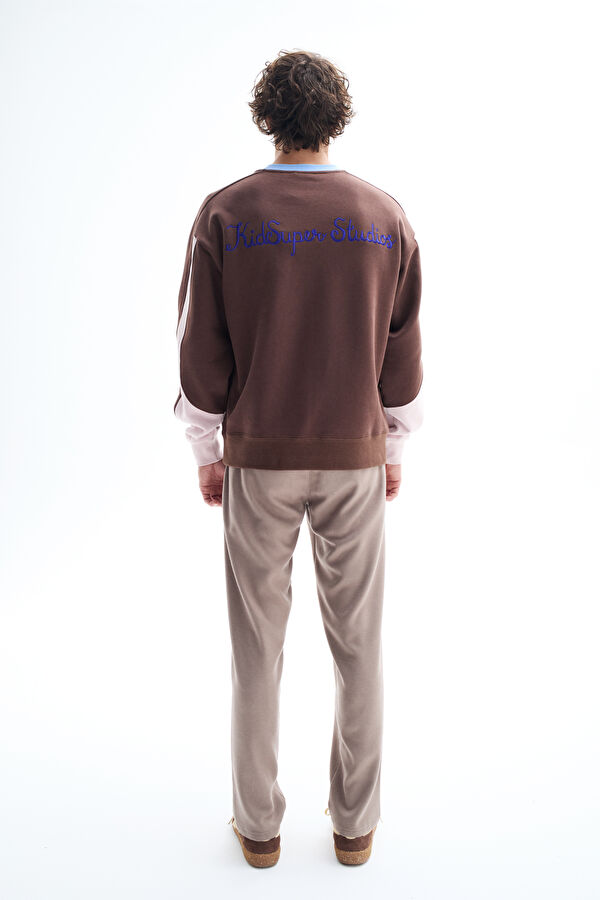 Mink-colored Straight Leg Men's Trousers 2