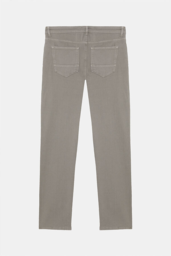 Grey Straight Leg Men's Trousers 2