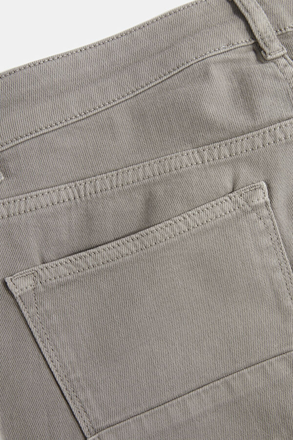 Grey Straight Leg Men's Trousers 5