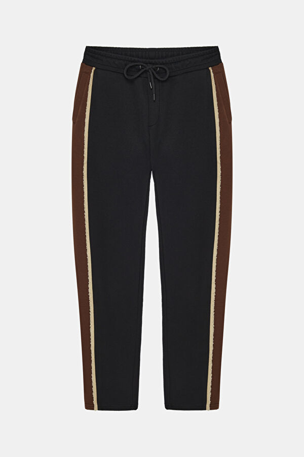 Black Straight Leg Sport Men's Pants