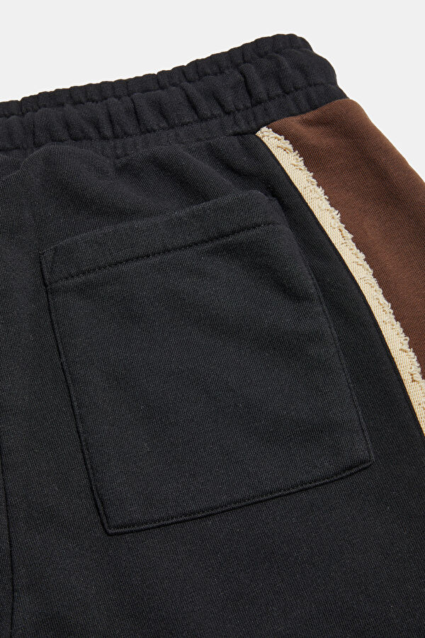 Black Straight Leg Sport Men's Pants 5