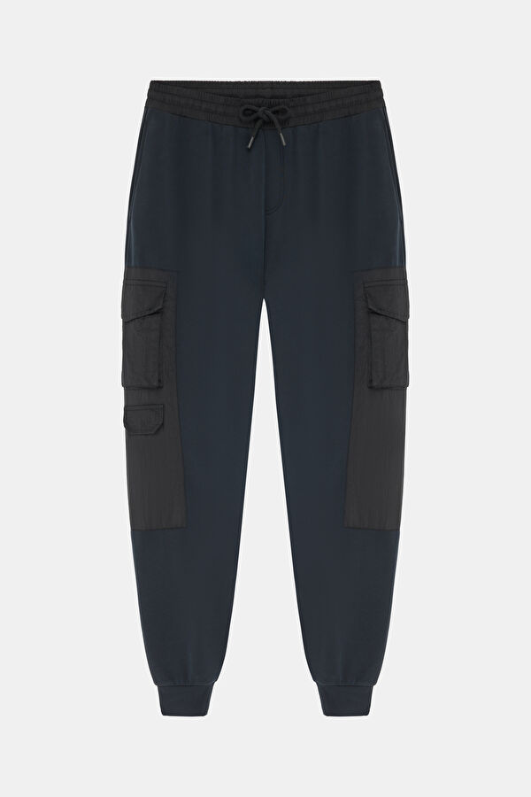Black Slim Fit Modal Sport Men's Pants 3