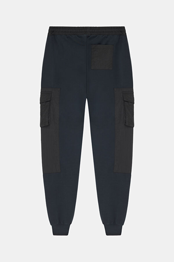 Black Slim Fit Modal Sport Men's Pants 4