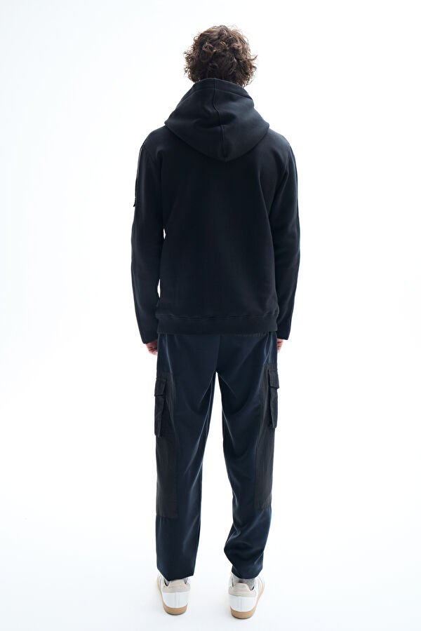 Black Slim Fit Modal Sport Men's Pants 2