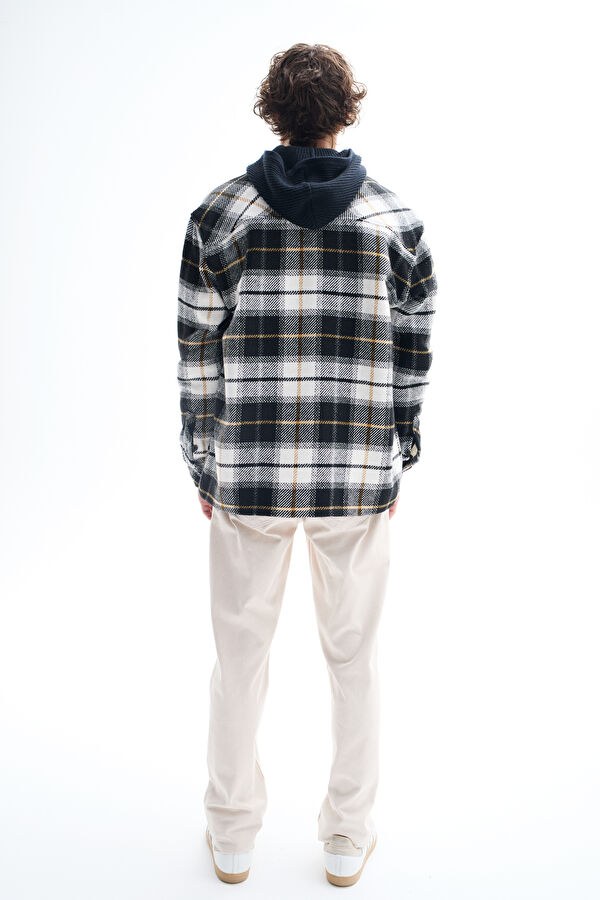 Relax Fit Black Plaid Regular Men's Shirt 2