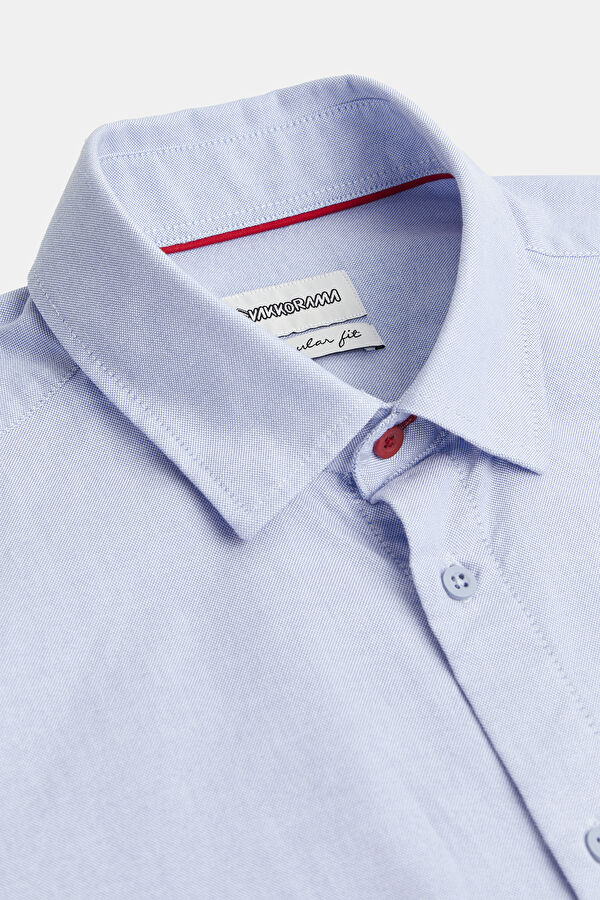 Blue Regular Men's Shirt 5