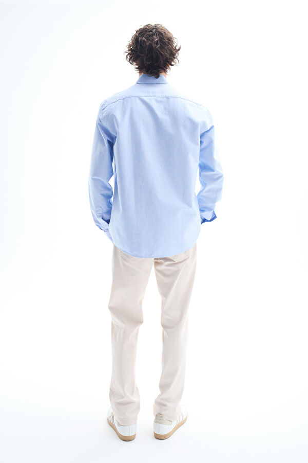 Blue Regular Men's Shirt 2