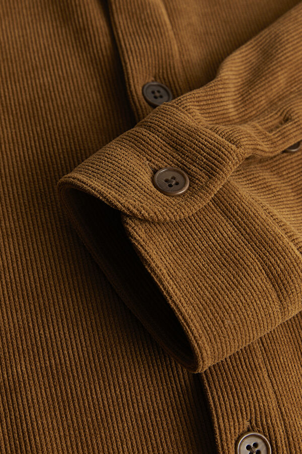 Relax Fit Tan Regular Men's Shirt 6