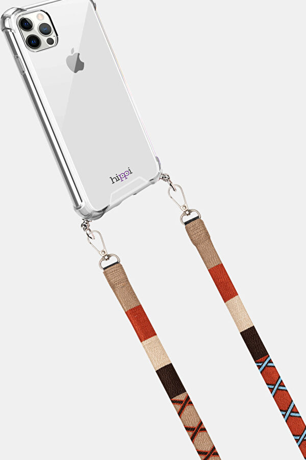 Cinnamon 110cm Deri Örgü Telefon Askısı 4